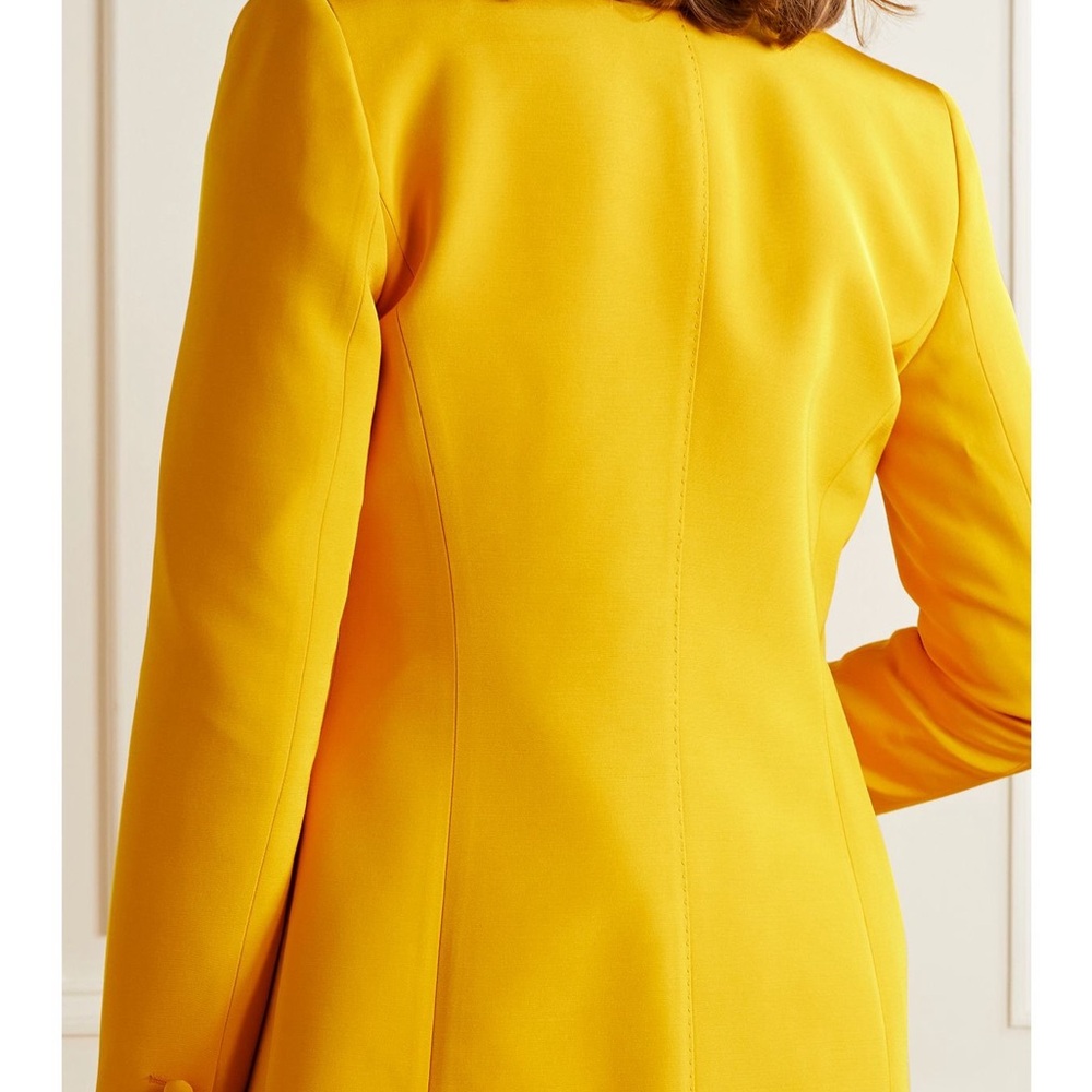 Lafayette 148 New York Double-breasted wool and silk-blend blazer - Picture 4 of 7
